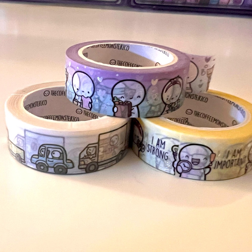 3 rolls tcmc washi tape
